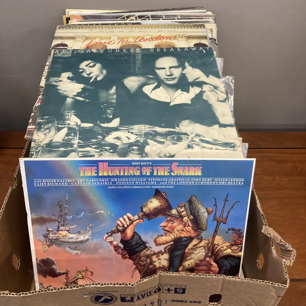 Box Lot LPs - Mike Batt's The Hunting Of The Snark, Art Garfunkel Breakaway Etc Image 1++